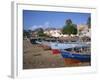 Praia Do Bote in the Town of Mindelo, on Sao Vicente Island, Cape Verde Islands, Atlantic-Renner Geoff-Framed Photographic Print