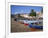 Praia Do Bote in the Town of Mindelo, on Sao Vicente Island, Cape Verde Islands, Atlantic-Renner Geoff-Framed Photographic Print