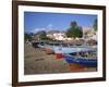 Praia Do Bote in the Town of Mindelo, on Sao Vicente Island, Cape Verde Islands, Atlantic-Renner Geoff-Framed Photographic Print