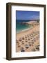 Praia do Castelo beach, Atlantic ocean, Albufeira, Algarve, Portugal, Europe-Markus Lange-Framed Photographic Print