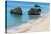 Praia Dos Tres Castelos, Portimao, Algarve, Portugal, Europe-G&M Therin-Weise-Stretched Canvas