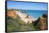 Praia Dos Tres Castelos, Portimao, Algarve, Portugal, Europe-G&M Therin-Weise-Framed Stretched Canvas