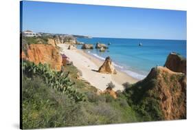 Praia Dos Tres Castelos, Portimao, Algarve, Portugal, Europe-G&M Therin-Weise-Stretched Canvas