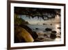 Praia Picinguaba in Ubatuba, Sao Paulo State, Brazil, at Sunset-Alex Saberi-Framed Photographic Print