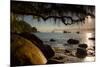 Praia Picinguaba in Ubatuba, Sao Paulo State, Brazil, at Sunset-Alex Saberi-Mounted Photographic Print