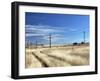 Praire Road, Saskatchewan, Canada-Walter Bibikow-Framed Photographic Print