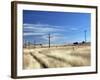 Praire Road, Saskatchewan, Canada-Walter Bibikow-Framed Photographic Print