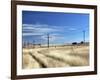 Praire Road, Saskatchewan, Canada-Walter Bibikow-Framed Photographic Print