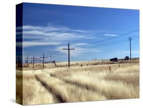 Praire Road, Saskatchewan, Canada-Walter Bibikow-Stretched Canvas