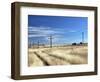 Praire Road, Saskatchewan, Canada-Walter Bibikow-Framed Photographic Print