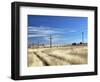 Praire Road, Saskatchewan, Canada-Walter Bibikow-Framed Photographic Print