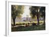 Prairie a Arques-la Bataille, Normandie-Julien Dupre-Framed Giclee Print