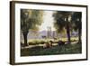 Prairie a Arques-la Bataille, Normandie-Julien Dupre-Framed Giclee Print