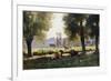 Prairie a Arques-la Bataille, Normandie-Julien Dupre-Framed Giclee Print