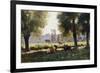 Prairie a Arques-la Bataille, Normandie-Julien Dupre-Framed Giclee Print