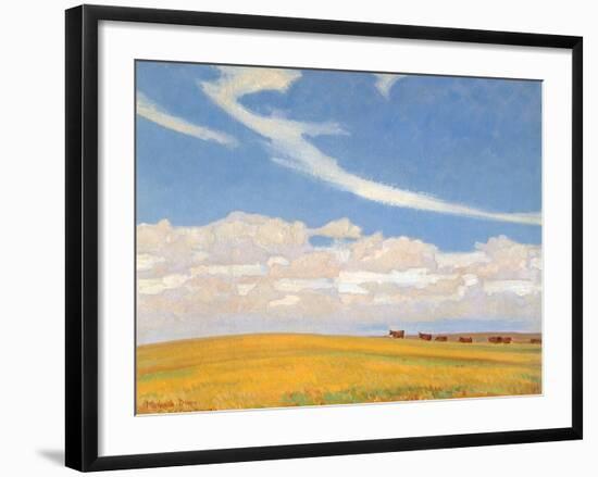 Prairie after Storm, 1921-Maynard Dixon-Framed Giclee Print