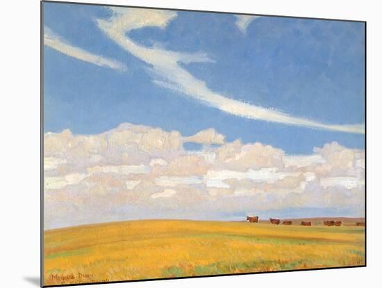 Prairie after Storm, 1921-Maynard Dixon-Mounted Giclee Print