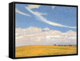 Prairie after Storm, 1921-Maynard Dixon-Framed Stretched Canvas