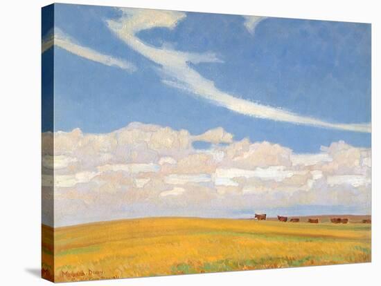 Prairie after Storm, 1921-Maynard Dixon-Stretched Canvas
