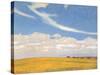 Prairie after Storm, 1921-Maynard Dixon-Stretched Canvas