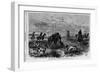 Prairie-Chichen Shooting in Kansas. Sketched by Theodore R. Davis. See First Page.-null-Framed Giclee Print