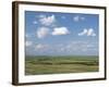 Prairie Farmland, North Dakota, USA-Tony Waltham-Framed Photographic Print