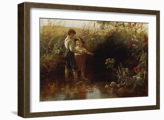 Prairie Flowers, 1862-Jerome Thompson-Framed Giclee Print