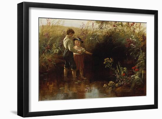 Prairie Flowers, 1862-Jerome Thompson-Framed Giclee Print