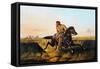 Prairie Life, 1852-Currier & Ives-Framed Stretched Canvas
