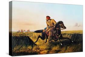 Prairie Life, 1852-Currier & Ives-Stretched Canvas