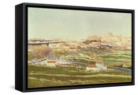 Prairie of St. Isidro-Aureliano De Beruete-Framed Stretched Canvas