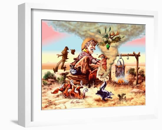 Prairie Pollution-Nate Owens-Framed Giclee Print