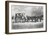 Prairie Stagecoach-null-Framed Giclee Print