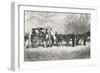 Prairie Stagecoach-null-Framed Giclee Print