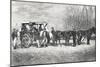 Prairie Stagecoach-null-Mounted Giclee Print