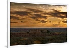 Prairie Wind Overlook Badlands South Dakota-Steve Gadomski-Framed Photographic Print