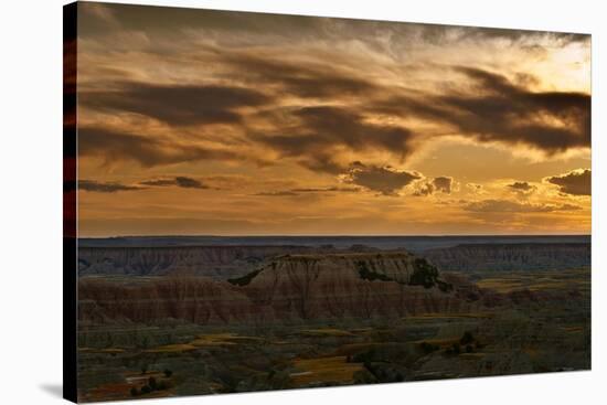 Prairie Wind Overlook Badlands South Dakota-Steve Gadomski-Stretched Canvas