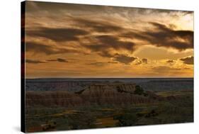 Prairie Wind Overlook Badlands South Dakota-Steve Gadomski-Stretched Canvas