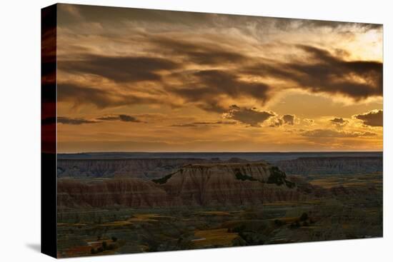 Prairie Wind Overlook Badlands South Dakota-Steve Gadomski-Stretched Canvas