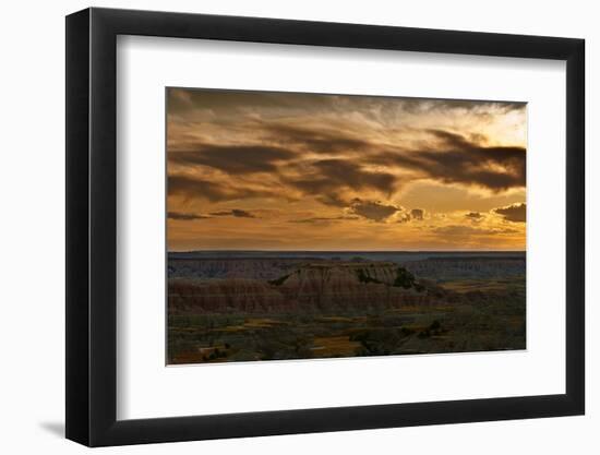 Prairie Wind Overlook Badlands South Dakota-Steve Gadomski-Framed Photographic Print