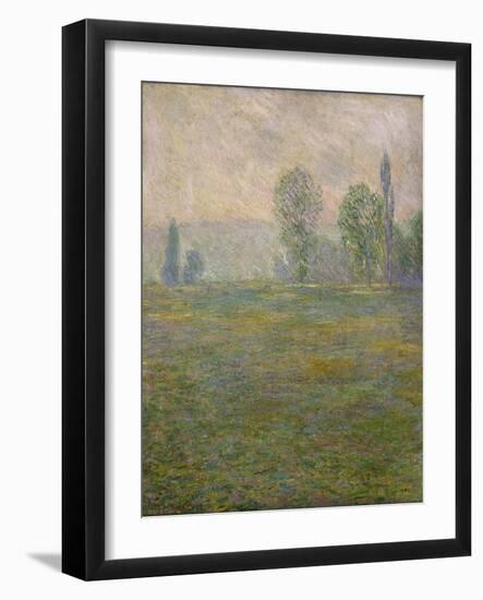 Prairies à Giverny-Claude Monet-Framed Giclee Print