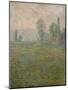 Prairies à Giverny-Claude Monet-Mounted Giclee Print