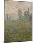 Prairies à Giverny-Claude Monet-Mounted Giclee Print