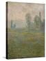 Prairies à Giverny-Claude Monet-Stretched Canvas