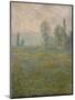 Prairies à Giverny-Claude Monet-Mounted Giclee Print