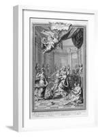 Praise of Academiciens of the Royal Academy of Science... 1728-Bernard Picart-Framed Giclee Print