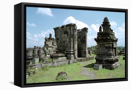 Prambanan, Hindu Temple Compound, Java, Indonesia-Vivienne Sharp-Framed Stretched Canvas