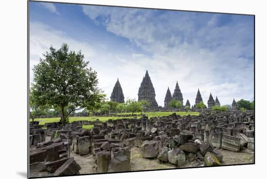 Prambanan Hindu Temples, UNESCO World Heritage Site, Near Yogyakarta, Java, Indonesia-Alex Robinson-Mounted Photographic Print