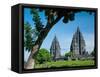 Prambanan Temple on Java-Bob Krist-Framed Stretched Canvas