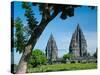 Prambanan Temple on Java-Bob Krist-Stretched Canvas